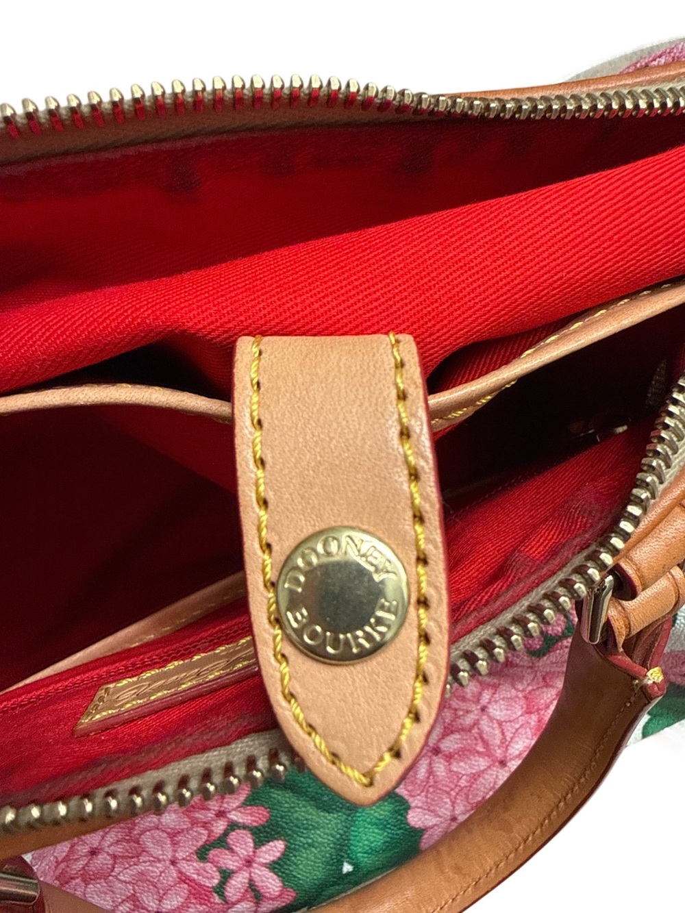 DOONEY & BOURKE HYDRANGEA COLLECTION SATCHEL - Picture 7 of 9